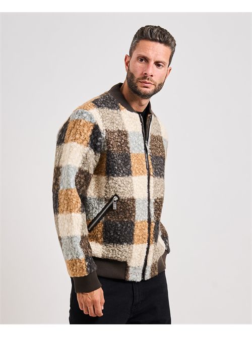 Giubbotto uomo Richmond X a blocchi di colore RICHMOND X | UXA25024GBFANT CHECK